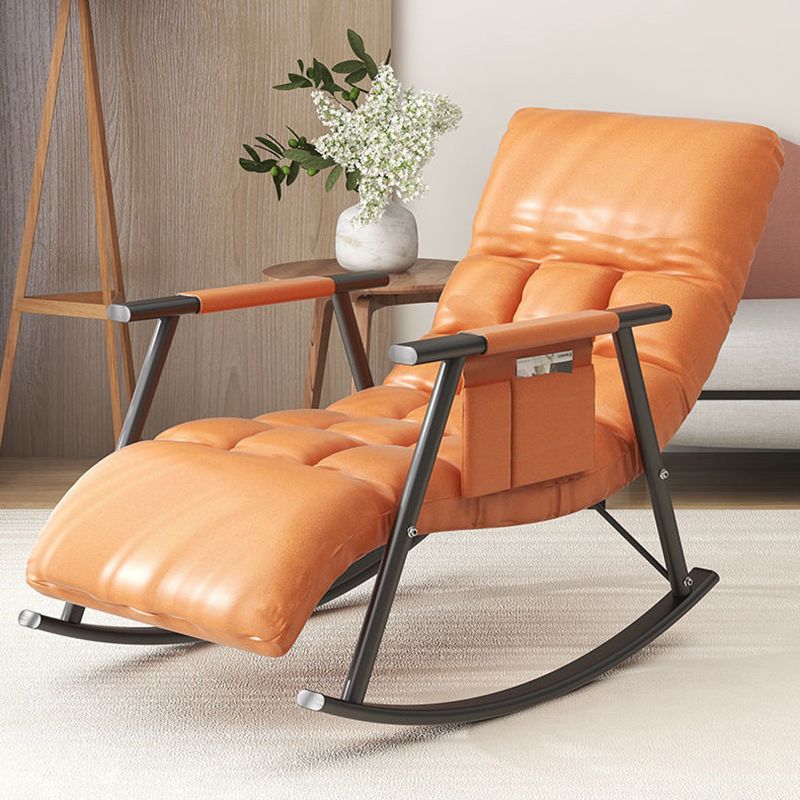 Modern Single Rocker Chair Simple Chair for Living Room and Bedroo