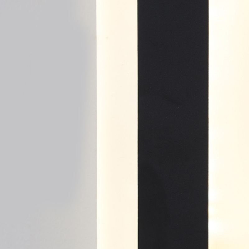 Metal Linear Wall Mount Lamp Simple 1 Light Wall Mounted Light Fixture