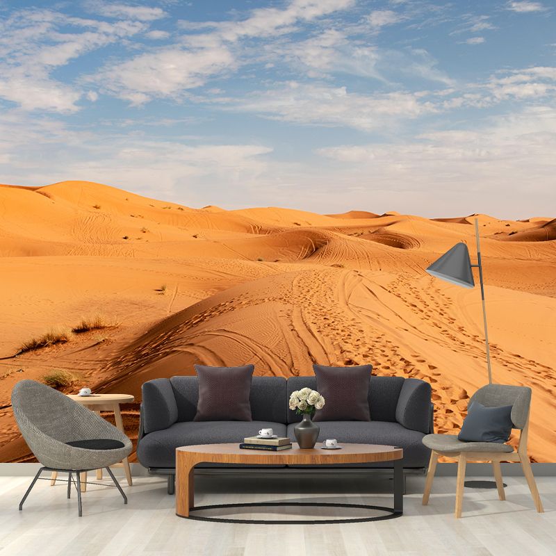 Photography Style Desert Mural Wallpaper for Guest Room Decoration