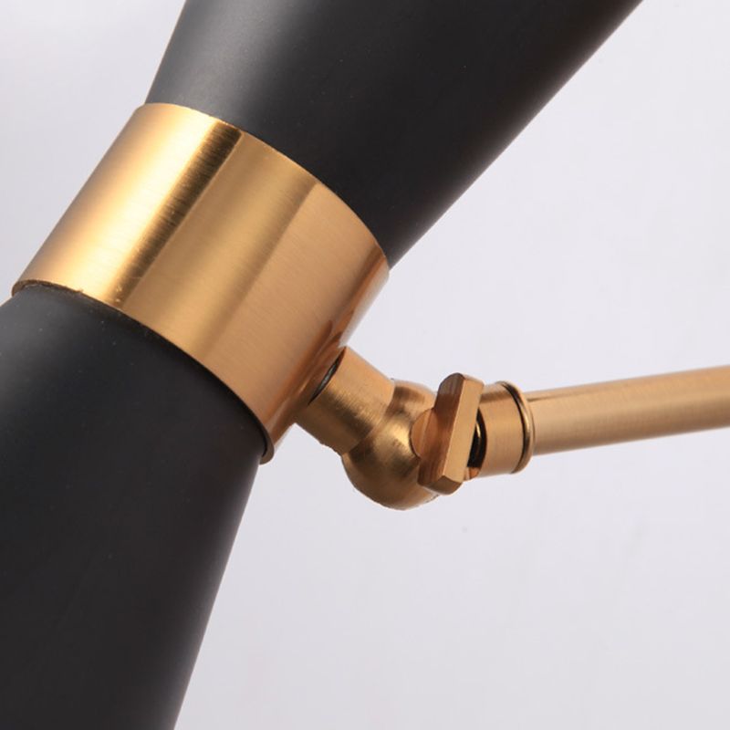 Cone Shape Metal Wall Sconces Modern 2-Lights Wall Mount Light Fixture