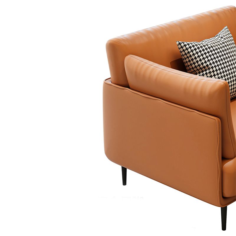 39.37"L x 33.46"W x 33.46"H Contemporary Cushion Back Pillow Top Arms Chair