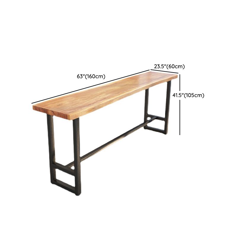 1/4/9 Pieces Pub Table Set Industrial Solid Wood Table and Stool Set