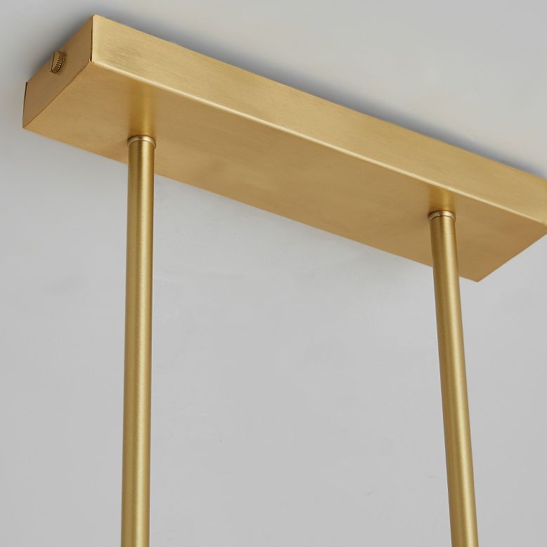 Sphere Island Lights Modernismus Glas Anhänger Licht in Gold für Esszimmer