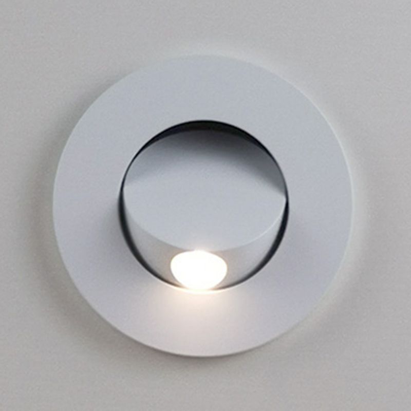 Metall 1-Licht-Lesen Wandbeleuchtung moderner Stil Runde Form Wandmontage Leuchte