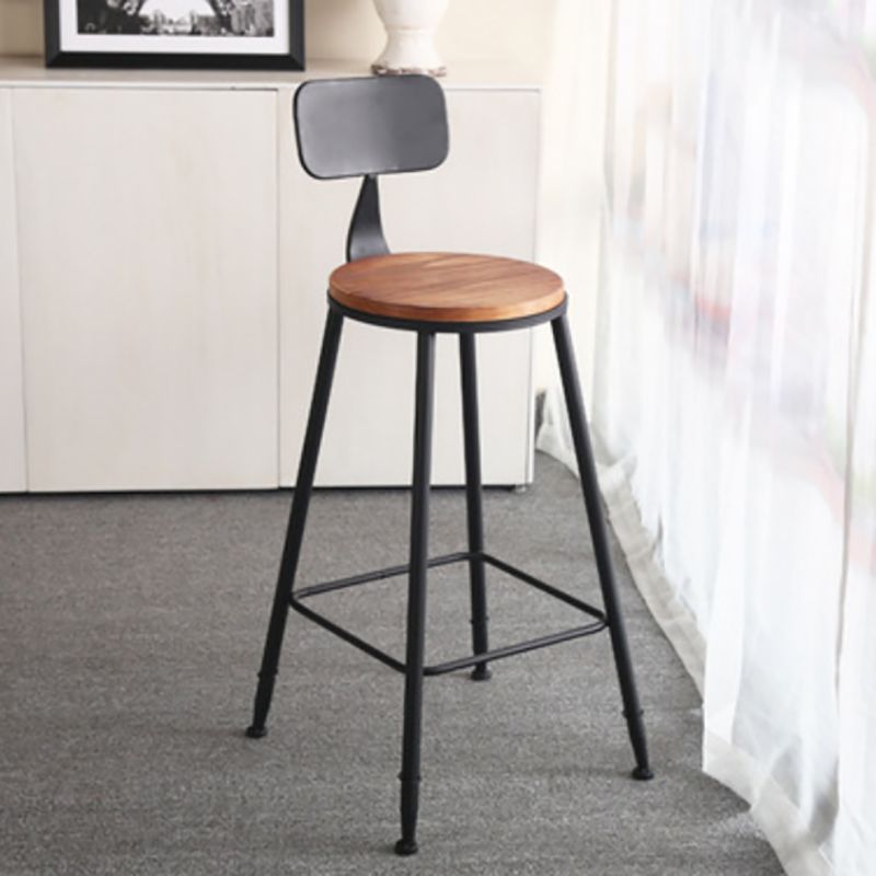 Modern Bar Table Set 1/6 Pieces Solid Wood Counter Height Set for Indoor