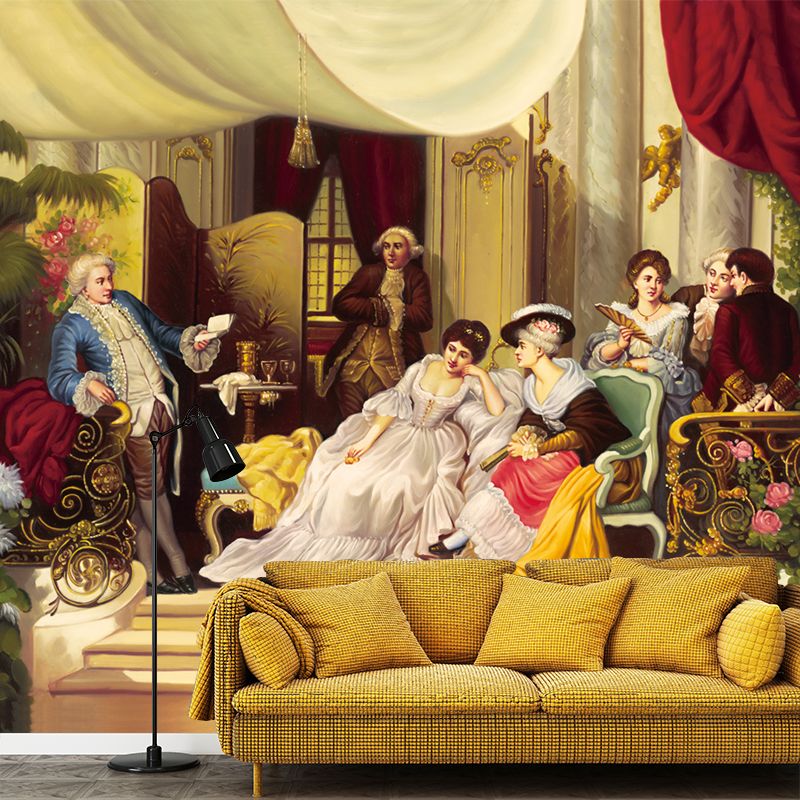 Brown Classic Wall Paper Murals Whole Carl Schlesinger Painting Wall Decor for Living Room