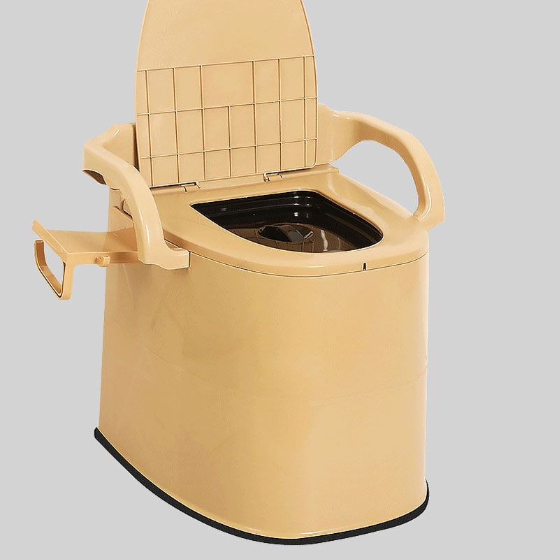 Modern Plastic Toilet Floor Mounted Toilet Bowl with Toilet Seat for Bathroom