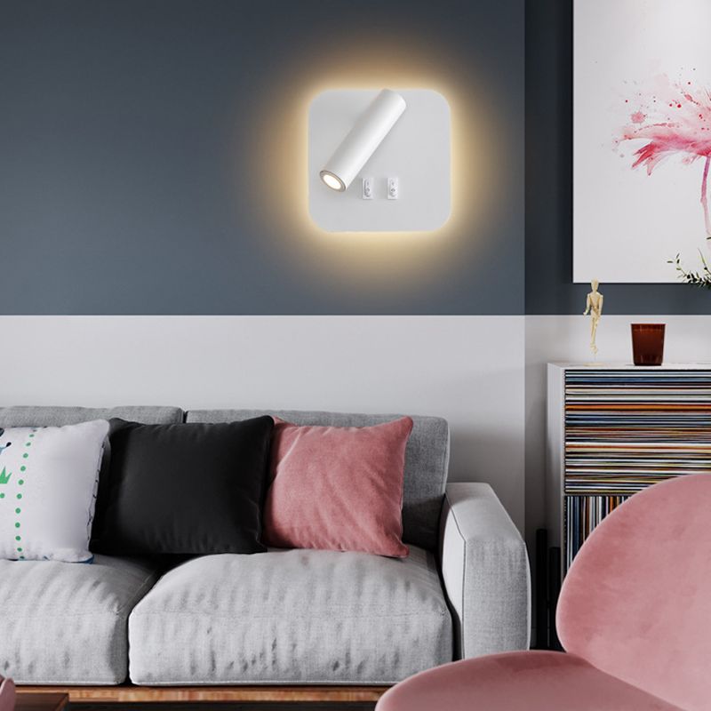 Noordse moderne stijl roteerbare wandbevestiging lamp armatuur led huis slaapkamer muur sconce