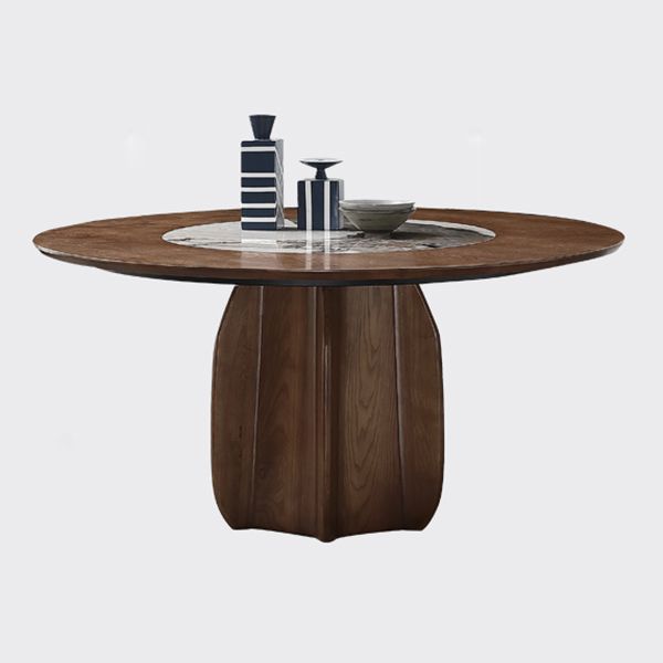 Round Dining Table Contemporary Style Dinner Table for Home Kitchen