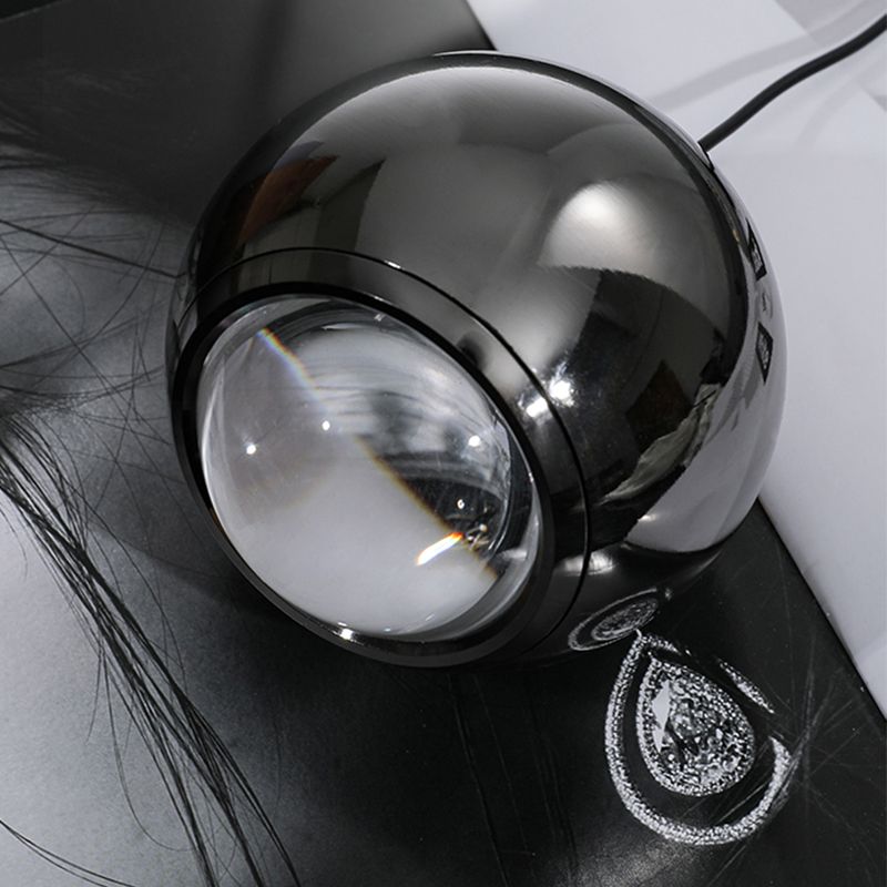 Luminaires suspendus noirs Light lampe à suspension LED du globe moderne pour chambre à coucher