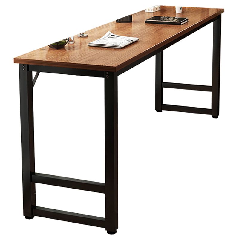 Manufactured Wood Bar Table Modern Metal Frame Pub Table for Small Places