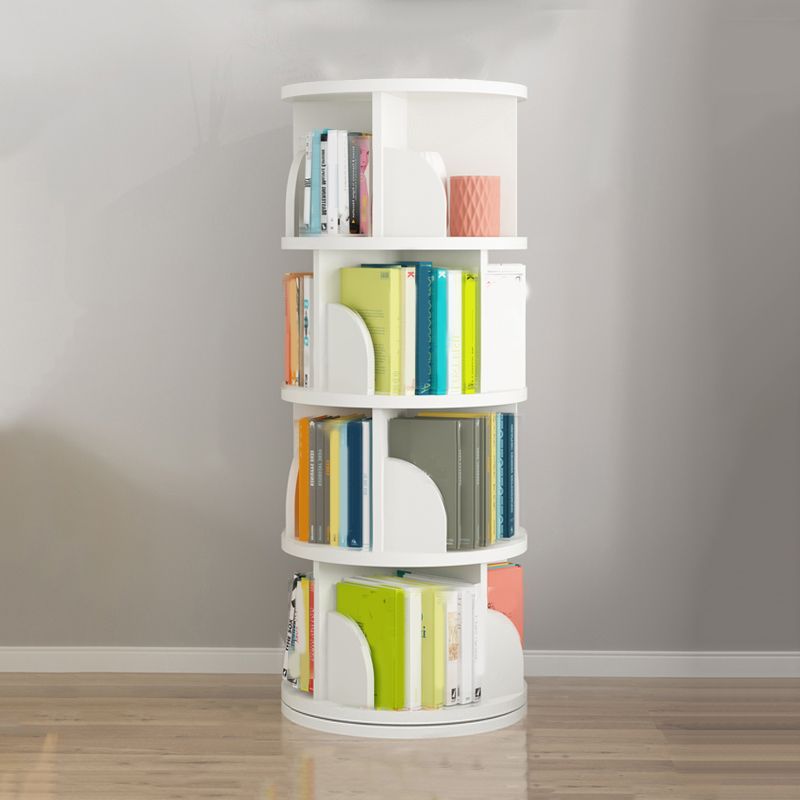 Rotatable Bookcase Contemporary Style Bookshelf for Home Office Study Room