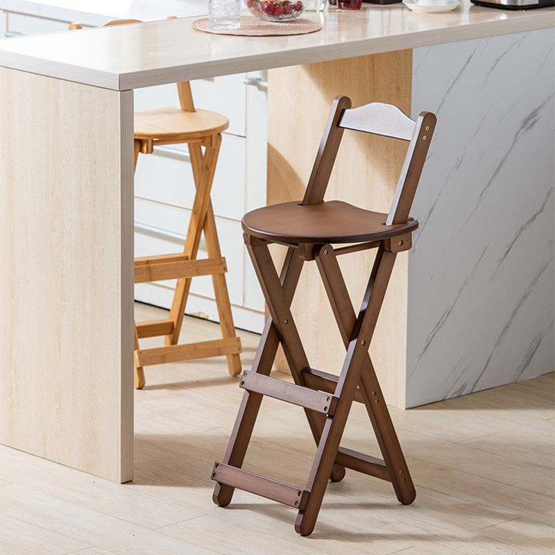 Vouwen houten tegenhoogte ontlasting ronde lage rug moderne arm minder ontlasting