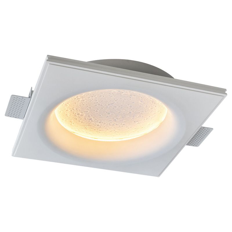 Modern Creative Style Wall Sconce Moon LED Wall Mount Light in White