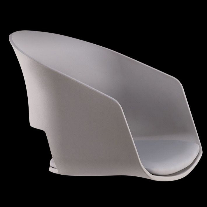 Silla de comedor de cocina industrial de metal Sillón con respaldo abierto