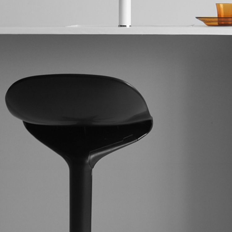 Modern Adjustable Height Counter Stool Plastic Footrest Bar Stool