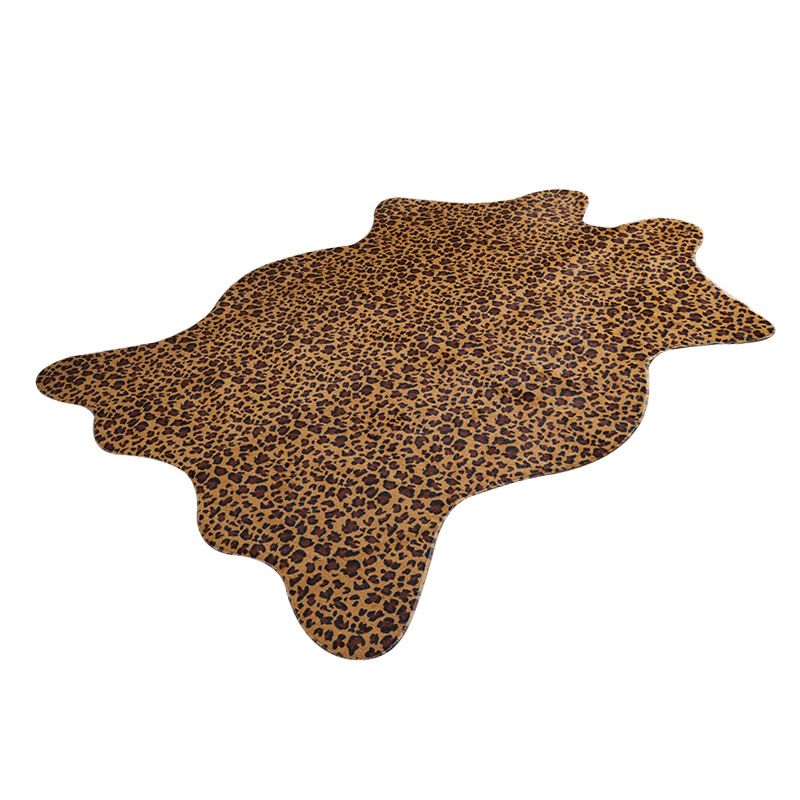 Bold Animal Pattern Carpet Novelty Polyester Rug Non-Slip Backing Area Rug for Living Room