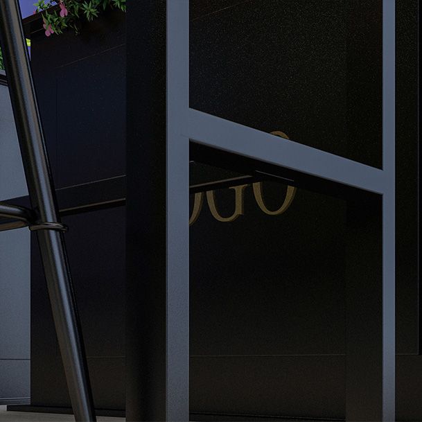 Modern Outdoor Pub Dining Set 1/2/5 Pieces Rectangle Metal Counter Height Pub Set