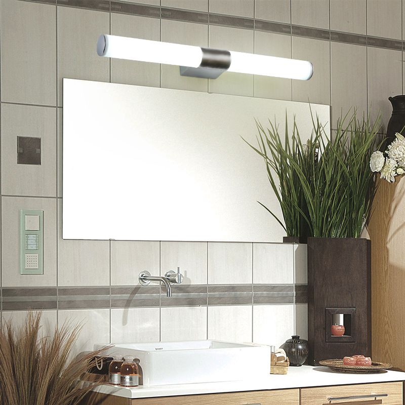 Estilo moderno Mirror de pared lineal Mirror delantero 2 luces Acrílico LED Light Strip