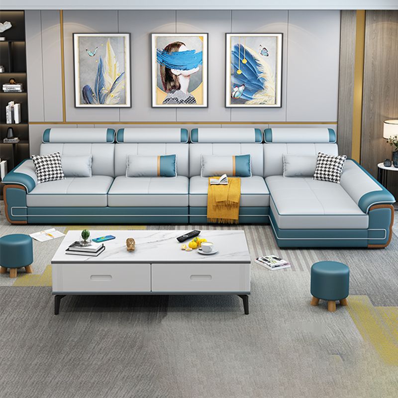 158.26 "D x 70,86" W x 31,49 "H SAFA DE TOP TOP TOP avec oreillers de boîtier réglable