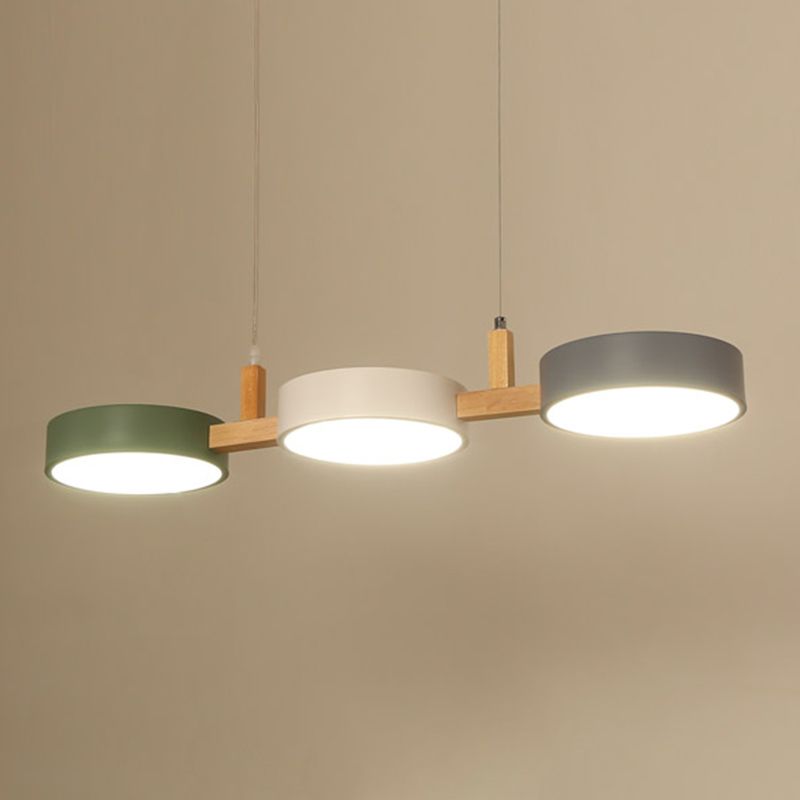 Metal Island Chandelier Lights Modern Pendant Light Fixtures for Dining Room