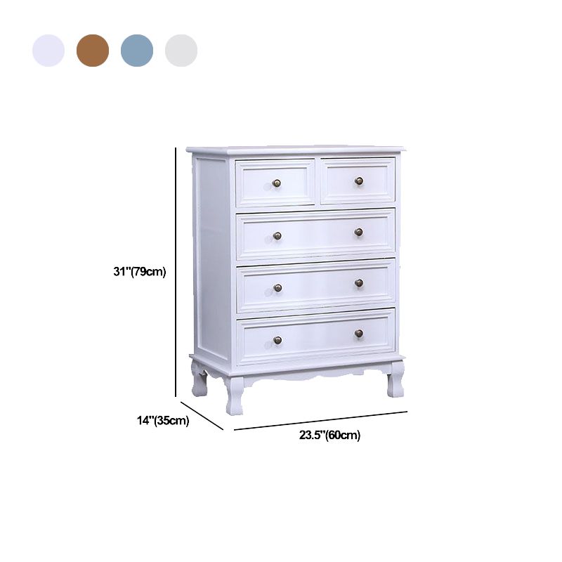 Solid Wood Storage Chest Retro Style Vertical Storage Chest Dresser