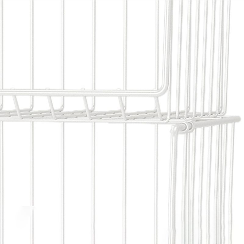 Floating Industrial Bookshelf Metal Frame Bookcase with Shelves