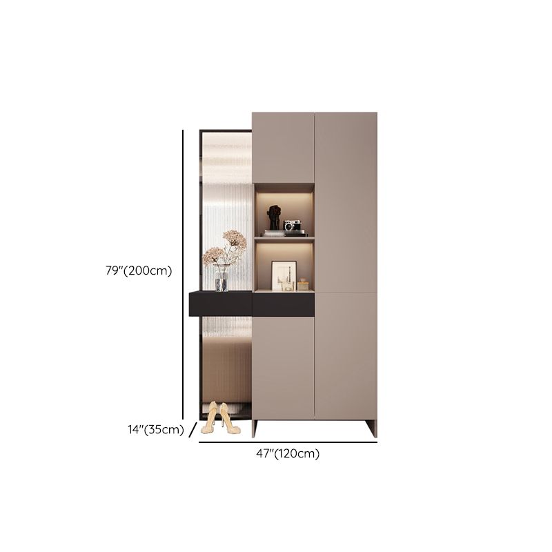 Modern Accent Cabinet Scratch Resistant and Stain Resistant Storage Cabinet with Doors