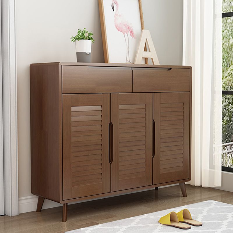 3 - Door Accent Cabinet 39.37" Tall Wood 2 - Drawer Rectangular Accent Chest