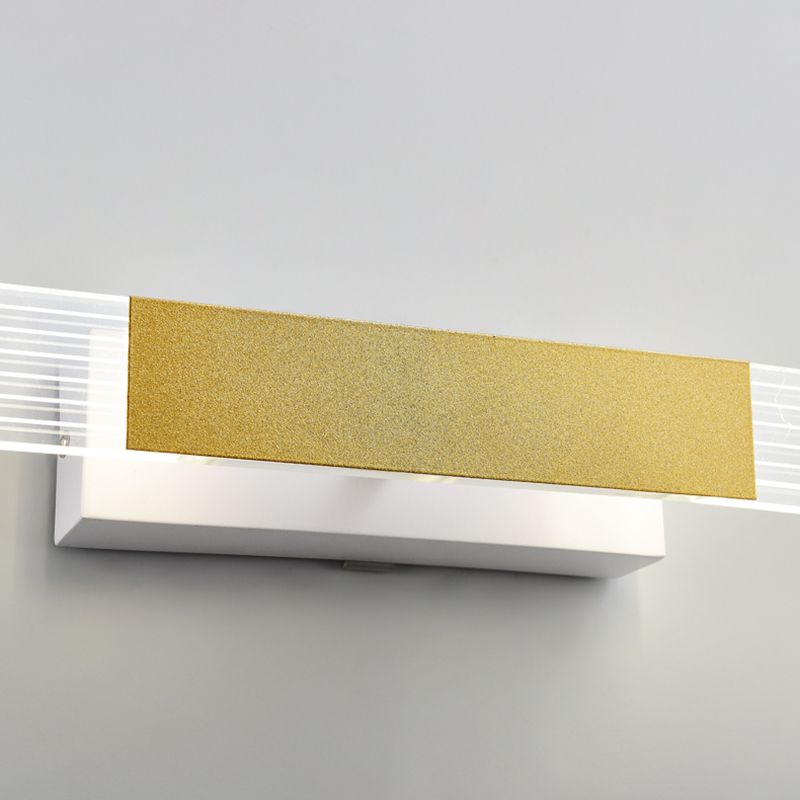 Rectangle Vanity Wall Light Fixtures Modern Luxury Style Acrylic Vanity Light