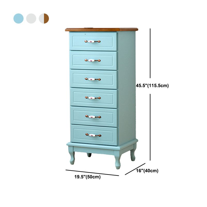 15.74" Wide Accent Chest with Drawers Solid Wood Chest with Cabriole Legs
