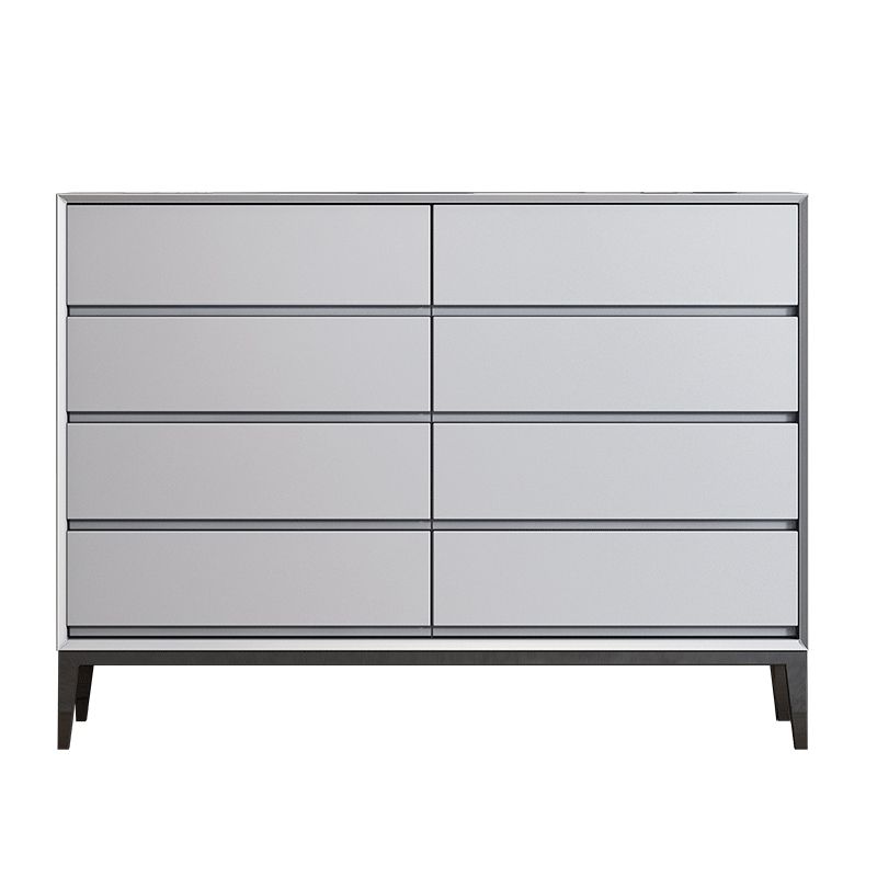 Contemporary Style Buffet Table Stone Side Board with Drawers