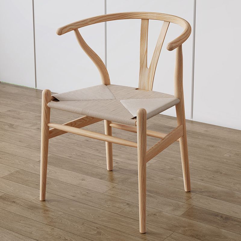 Industrial 1/2/5 Pieces Furniture Solid Wood Rectangle Dining Set in Natural