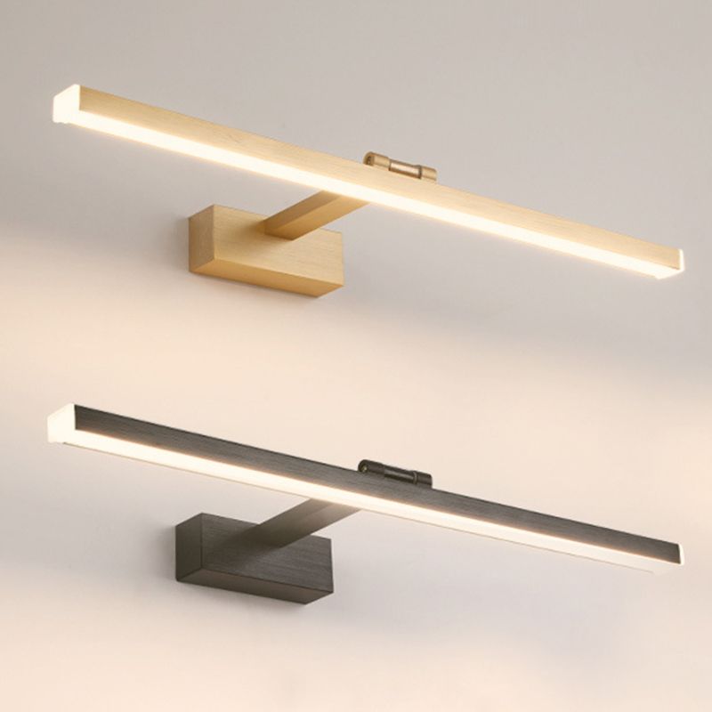 Acrylic Elongated Wall Light Fixture Simplicity LED Sconce Light Fixture for Bathroom