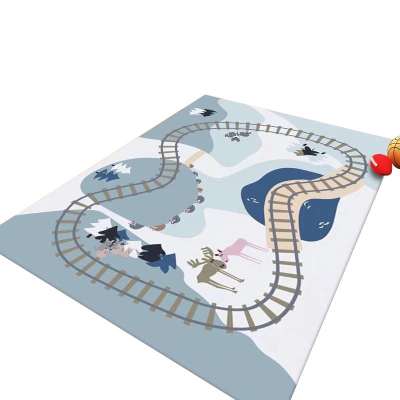 Alfombra del juego alfombra moderna alfombra de poliéster lavable alfombra interior para la decoración del hogar