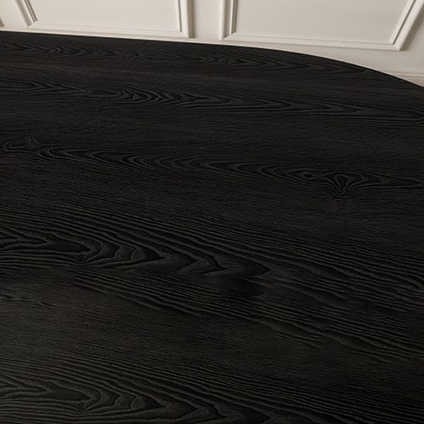 63 "Mesa de comedor moderna Mesa de comedor de pedestal ovalado para uso doméstico