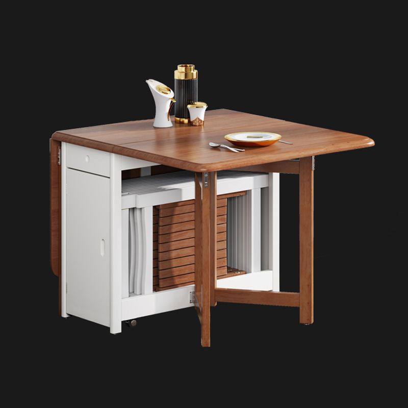 Mesa de comedor de estilo de estilo mediados de siglo Mesa de comedor de madera maciza (solo mesa)