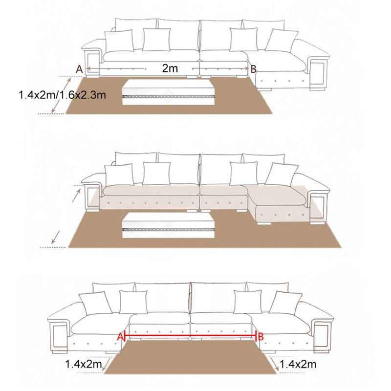 Tapis moderne décontracté.