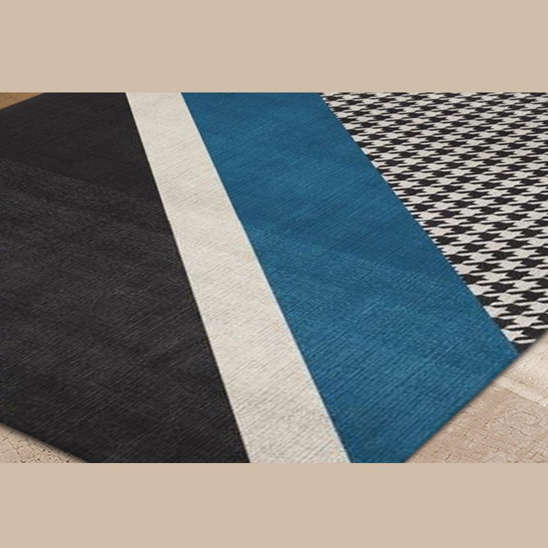 Luxuriöser Teppich mit abstrakter Kunst, Individualität, moderner Polyester-Teppich, farbenfroher, pflegeleichter, schmutzabweisender Teppich für die Inneneinrichtung