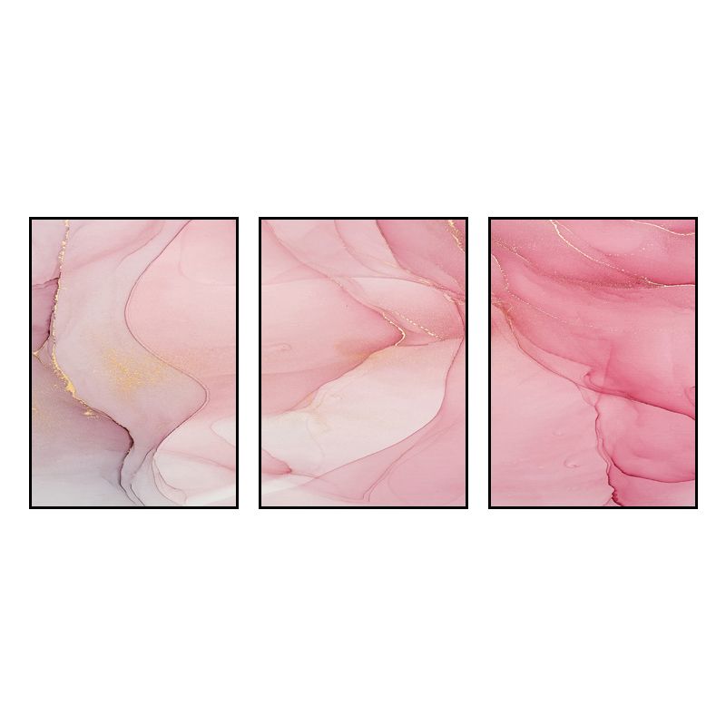 Ombre Pattern Painting for Boys Room in Light Color, Multiple Sizes, Set of Three