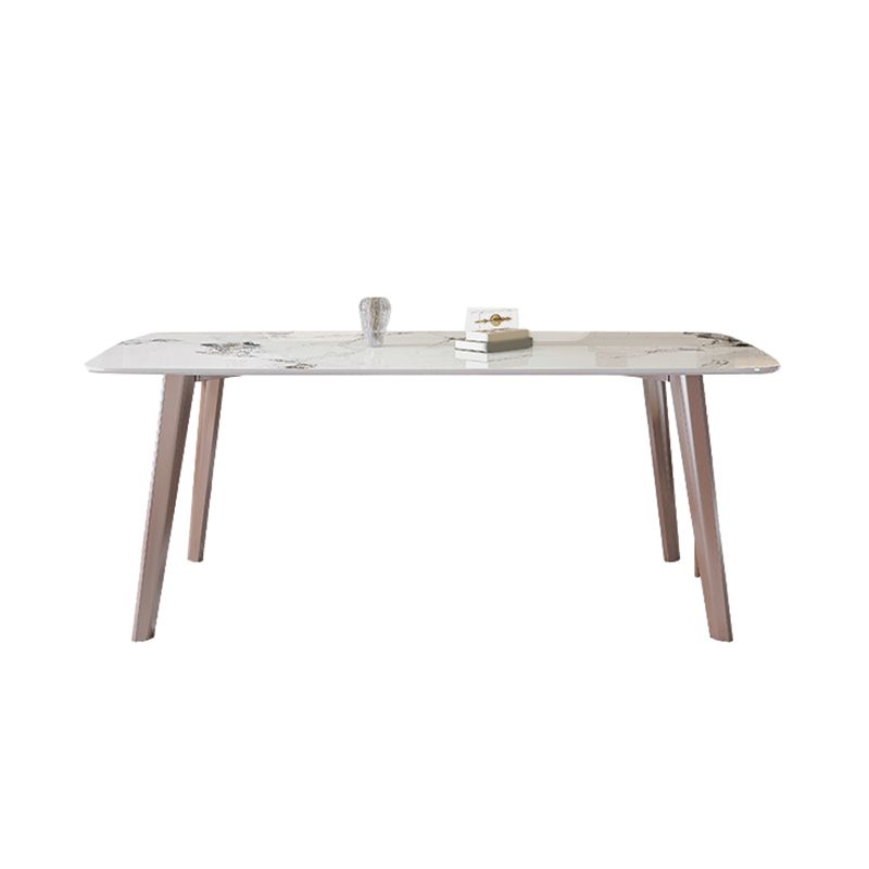 Nordic Sintered Stone Top Dining Set Rectangle 1/2/5/7 Pieces Dining Table Set