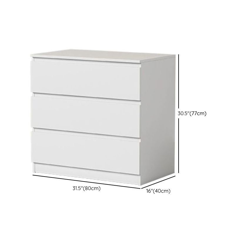 Contemporary Storage Chest Manufactured Wood Dresser with 3/4/5/6/8 Drawers