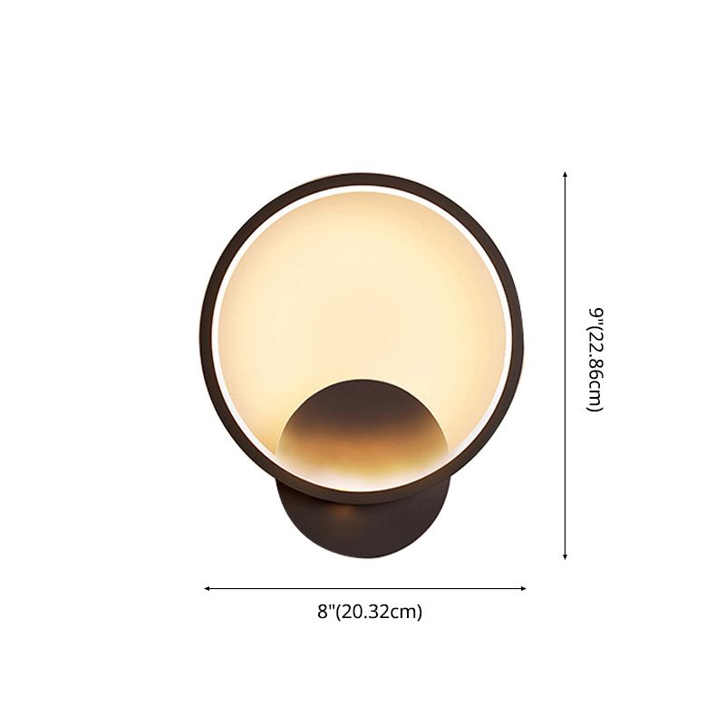 Lampada da parete con pale di funce da parete da letto geometrica a parete da letto.