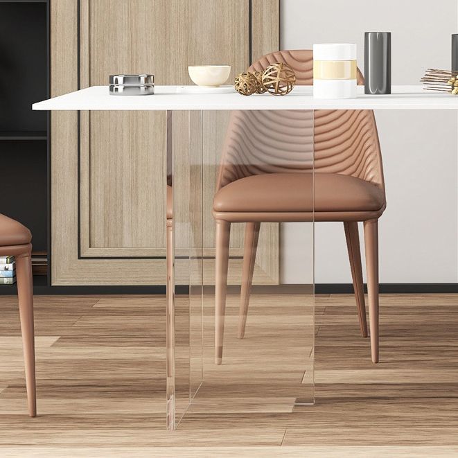 1/2/5/7 Pcs Rectangular Dining Table Set Dining Room Table and Chair