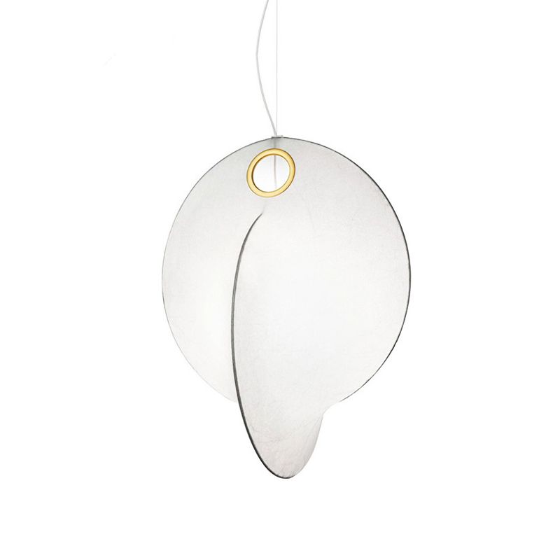 Style moderne suspendu éclairage en soie