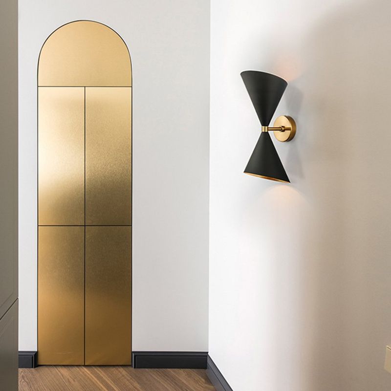 Metal Cone Wall Mounted Light Fixture Modern Bedroom Wall Mounted Light Fixture