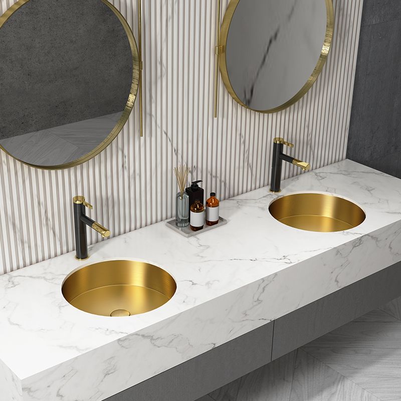 Round Bathroom Sink Modern Undermount Bathroom Sink with Faucet