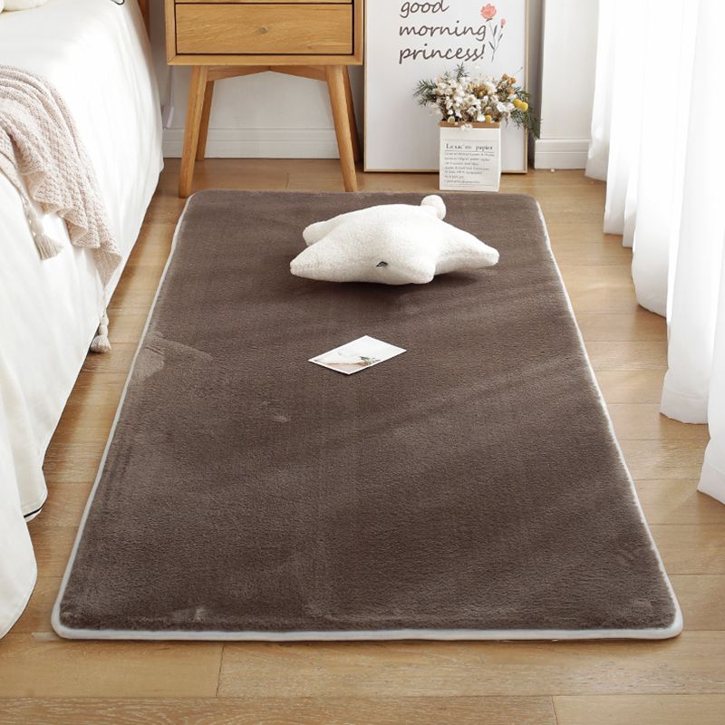 Tappeto giallo tappeto in poliestere solido tappeto tappeto anti-slip easy care tappeto per camera da letto