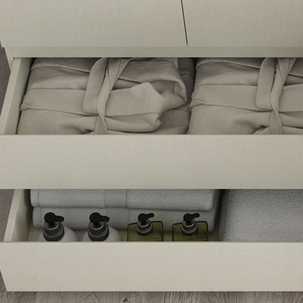 Engineered Wood Wardrobe Cabinet with Shelves Hinged Wardrobe Armoire