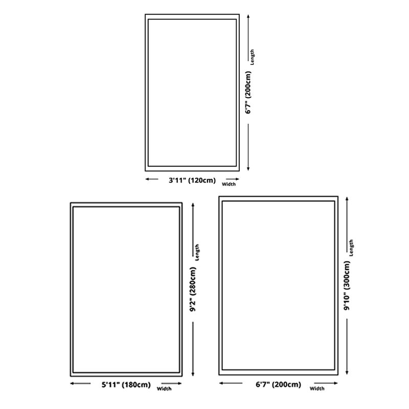 Modern Color Blooming Rug Color Mixed Polyester Area Carpet Stain Resistant Rug for Living Room